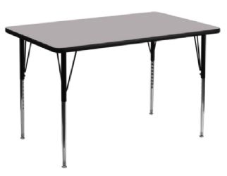 Flash Furniture Classroom Activity Table - 30 in x 48 in Rectangular with Thermal Fused Laminate Top
